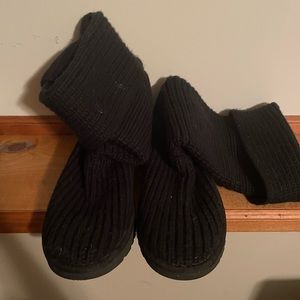 UGG Classic Cardy Button Detailed Knit Boots